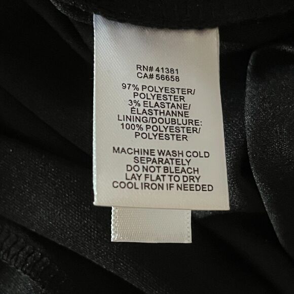 Lauren Ralph Lauren Black Boho Floral Shift Dress Womens 10 Puff Ruffle Sleeve - Picture 5 of 6